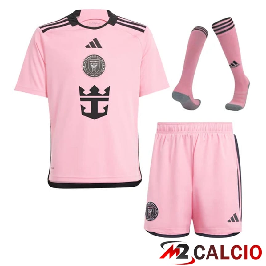 Insieme Maglie Calcio Inter Miami CF Seconda (Pantaloncini + Calzini) 2024/2025