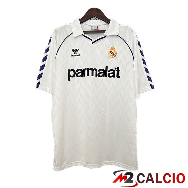 Maglie Calcio Real Madrid Retro Prima Bianco 1988