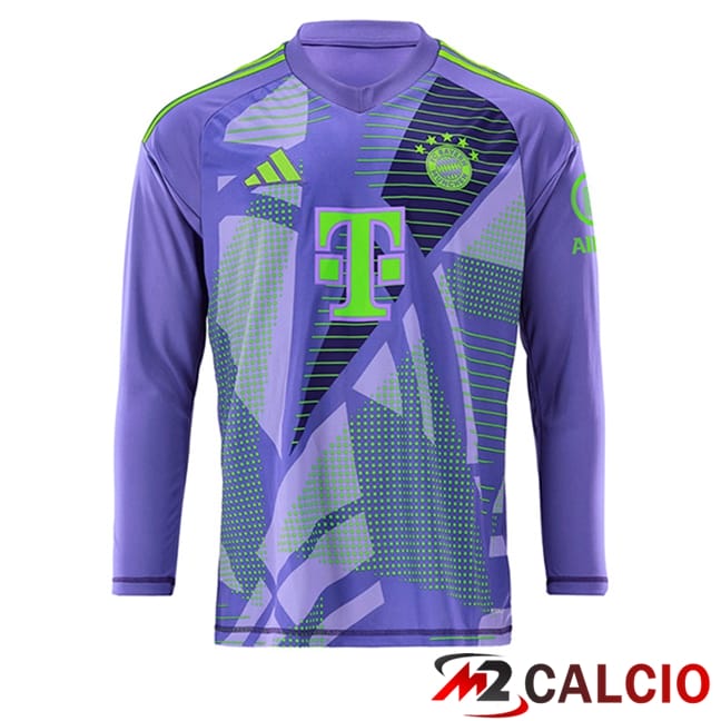 Maglie Calcio Bayern Monaco Portiere Manica Lunga Viola 2024/2025