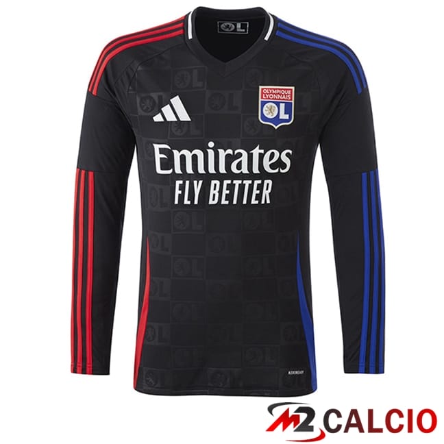 Maglie Calcio Lione Seconda Manica Lunga 2024/2025