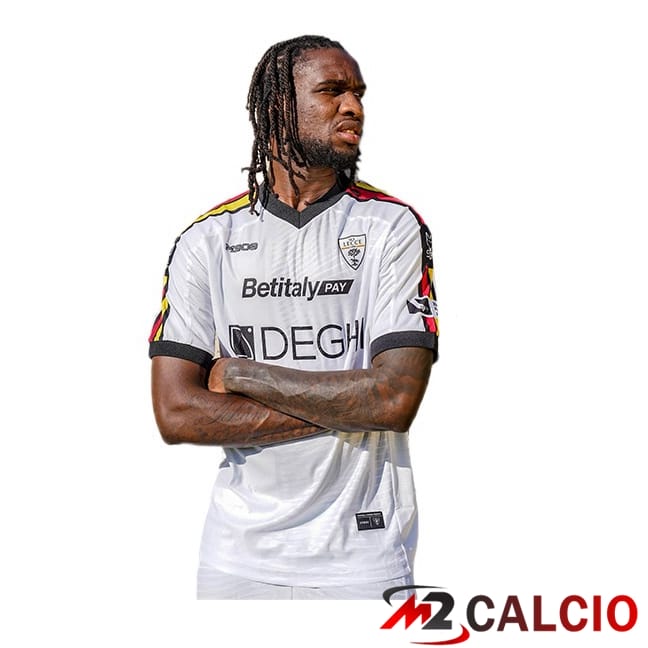 Maglie Calcio Lecce Seconda Bianco 2024/2025