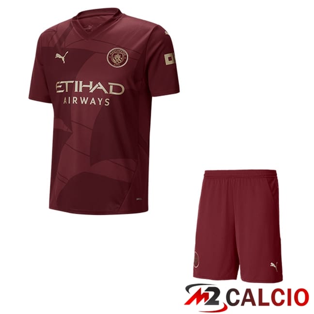 Maglie Calcio Manchester City Bambino Terza 2024/2025