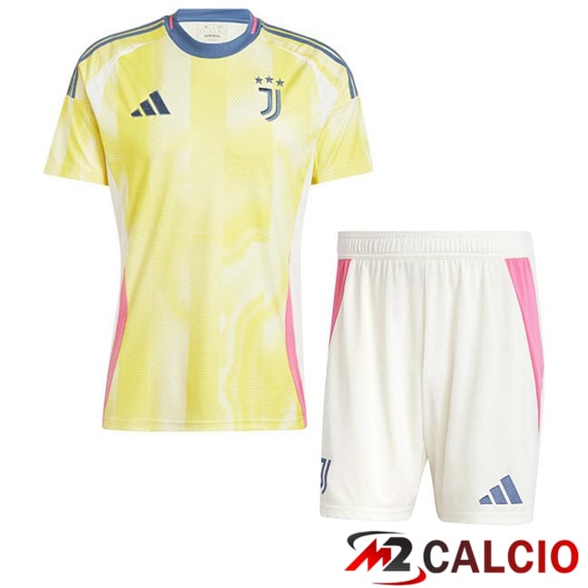 Maglie Calcio Juventus Bambino Seconda Giallo 2024/2025