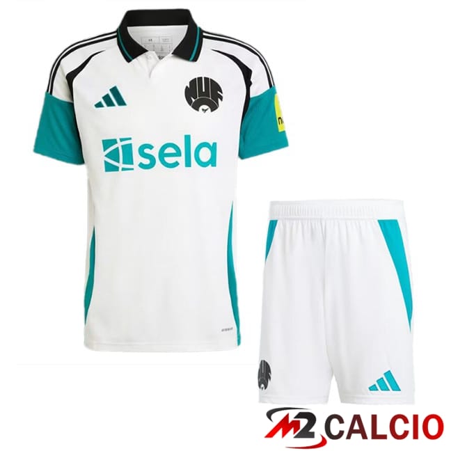 Maglie Calcio Newcastle United Bambino Terza Bianco 2024/2025