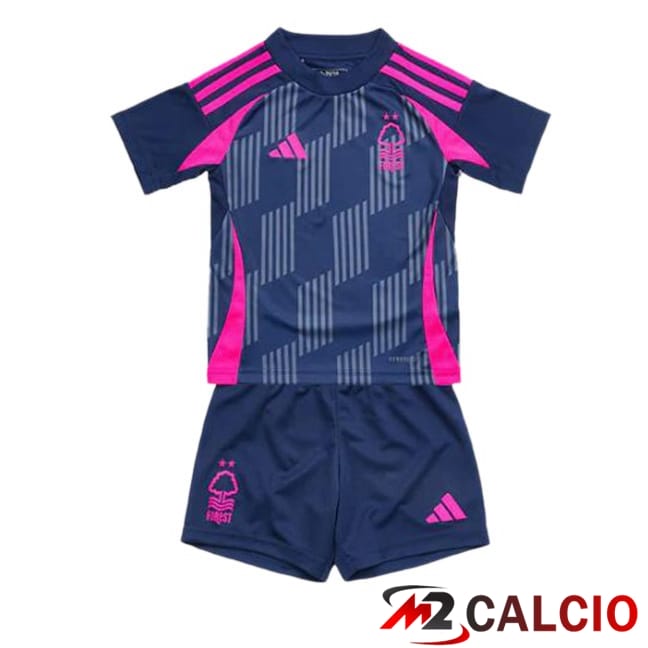 Maglie Calcio Nottingham Forest Bambino Seconda Blu Reale 2024/2025