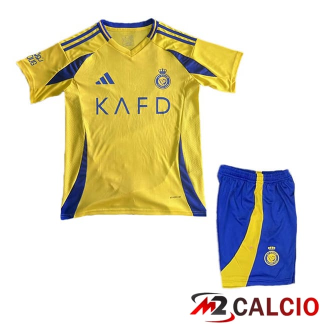 Maglie Calcio Al-Nassr FC Bambino Prima Giallo 2024/2025