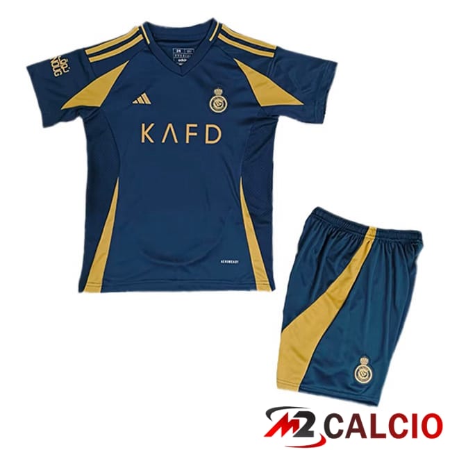 Maglie Calcio Al-Nassr FC Bambino Seconda Blu 2024/2025