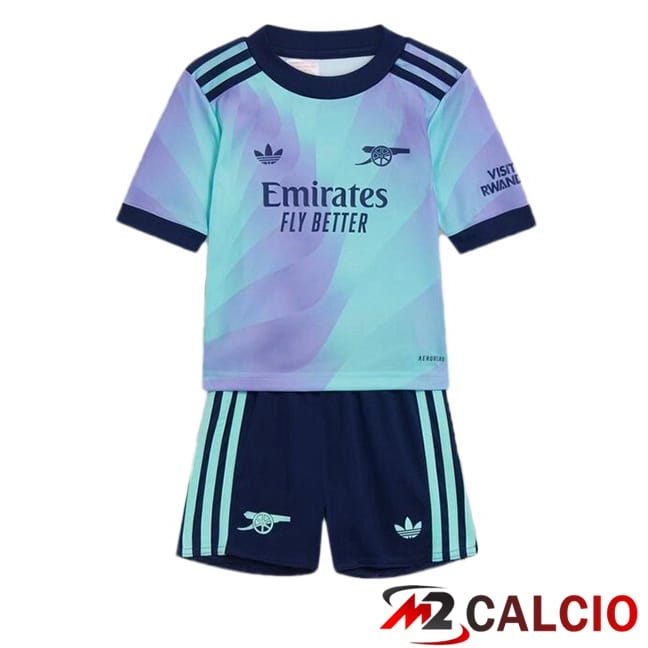 Maglie Calcio Arsenal Bambino Terza Blu 2024/2025