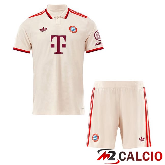 Maglie Calcio Bayern Monaco Bambino Terza Giallo 2024/2025