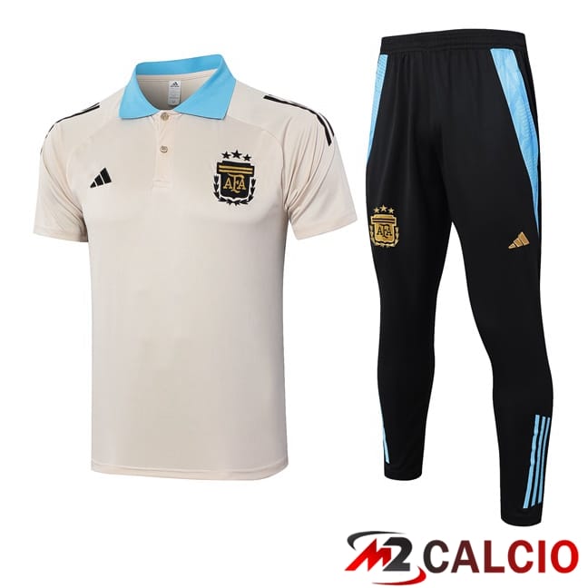 Insieme Polo Argentina + Pantaloni Giallo 2024/2025