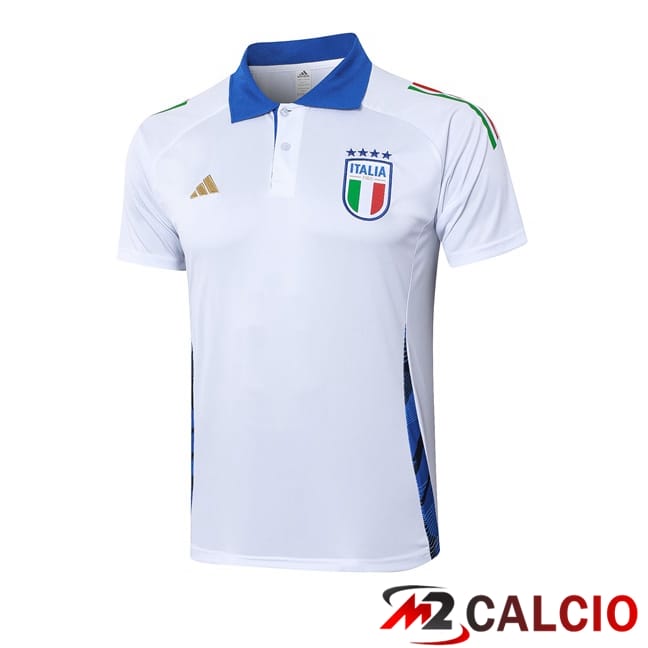 Maglia Polo Italia Bianco 2024/2025