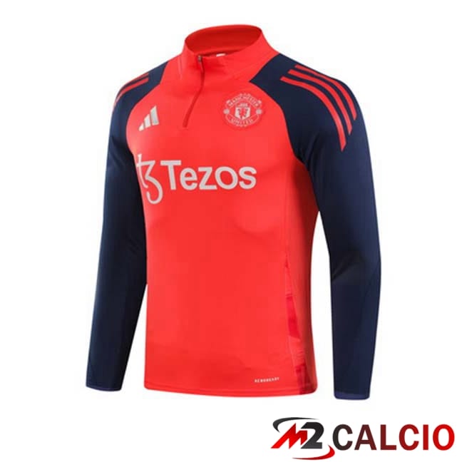 Felpa Allenamento Manchester United Arancia 2024/2025