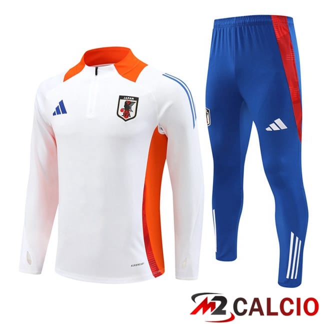 Insieme Tuta Calcio Giappone Bianco 2024/2025
