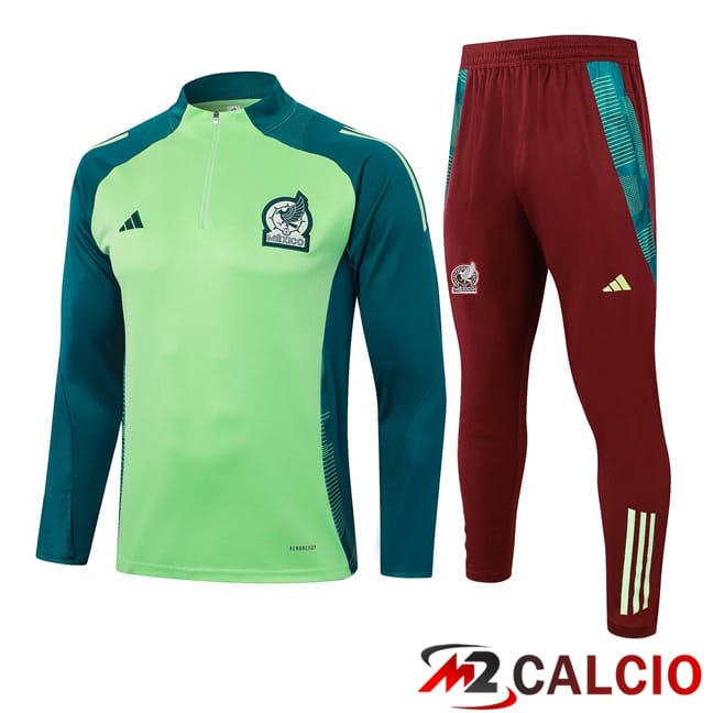 Insieme Tuta Calcio Messico Verde 2024/2025