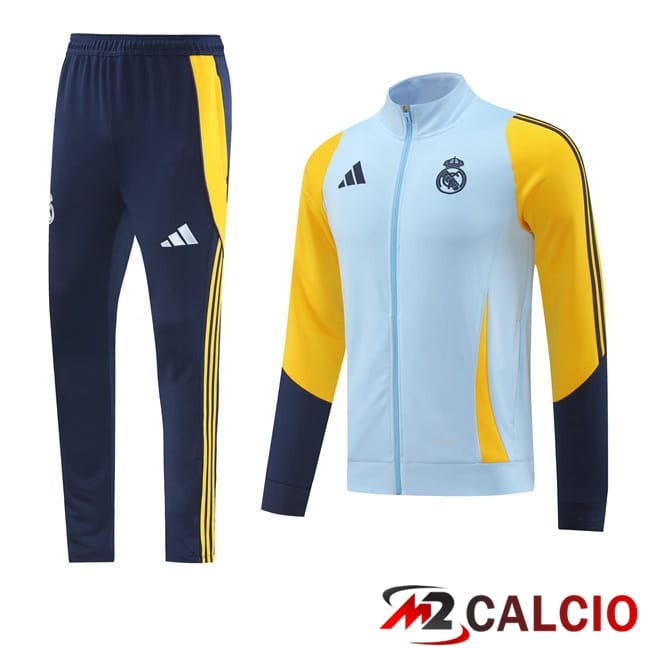 Insieme Tuta Calcio - Giacca Real Madrid Grigio 2024/2025