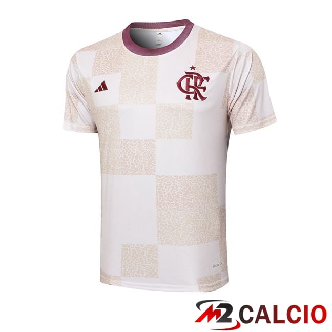 T Shirt Allenamento Flamengo Bianco 2024/2025