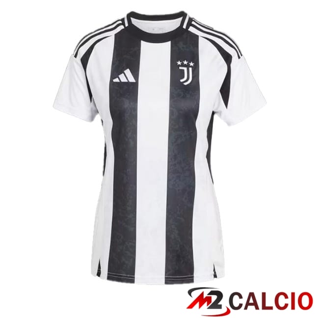 Maglie Calcio Juventus Donna Prima Nero Bianco 2024/2025