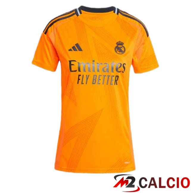 Maglie Calcio Real Madrid Donna Seconda Arancia 2024/2025