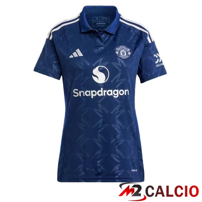 Maglie Calcio Manchester United Donna Seconda Blu 2024/2025