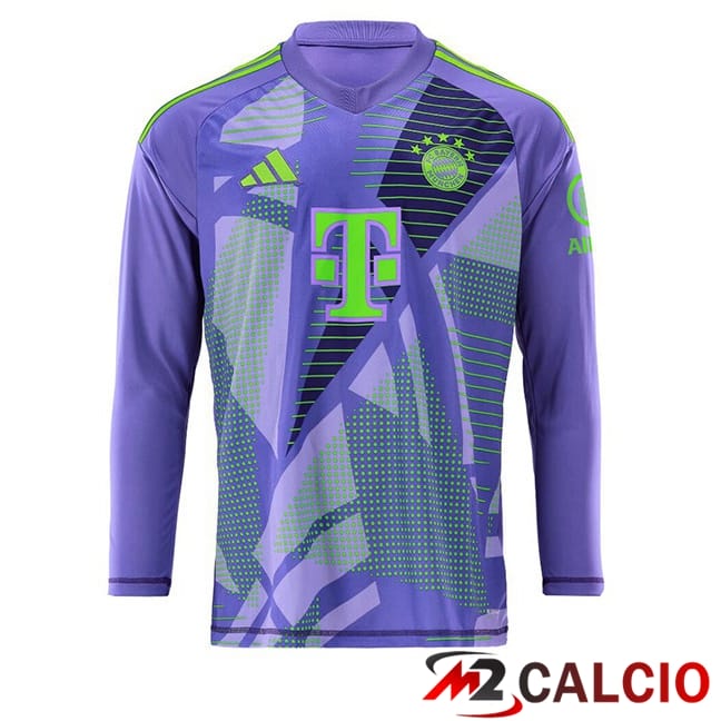 Maglie Calcio Bayern Monaco Portiere Manica Lunga Viola 2024/2025