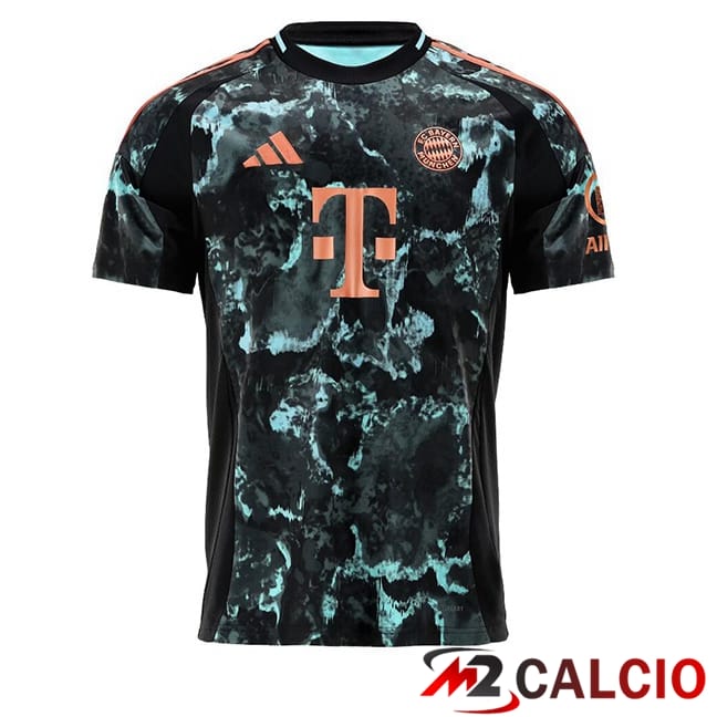 Maglie Calcio Bayern Monaco Seconda Nero 2024/2025
