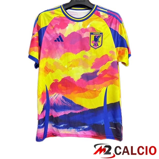 Maglia Nazionale Giappone Edizione Speciale Giallo Rosso 2024/2025
