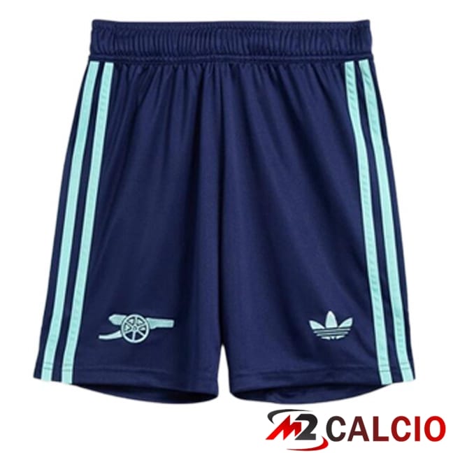 Pantaloncini Calcio Arsenal Terza Blu Reale 2024/2025