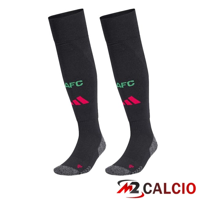 Calzini Calcio Arsenal Seconda Nero 2024/2025