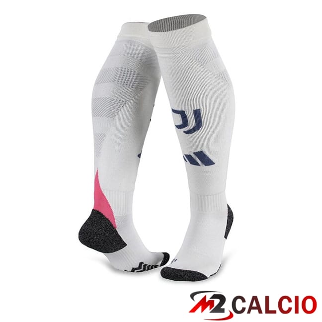 Calzini Calcio Juventus Seconda Bianco 2024/2025