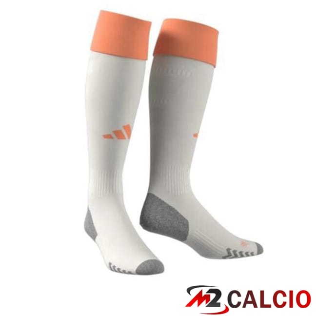 Calzini Calcio AS Roma Seconda Bianco 2024/2025