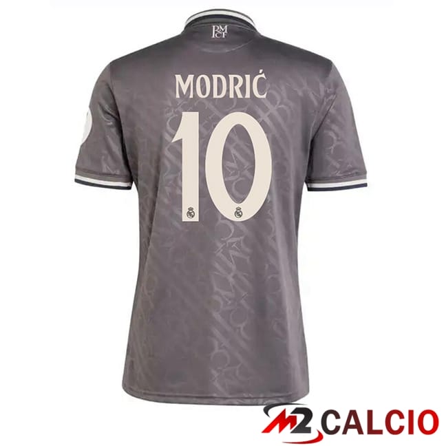 Maglie Calcio Real Madrid (Modrić 10) Terza Grigio 2024/2025