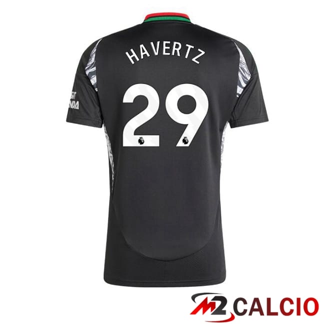 Maglie Calcio Arsenal (HAVERTZ 29) Seconda Nero 2024/2025