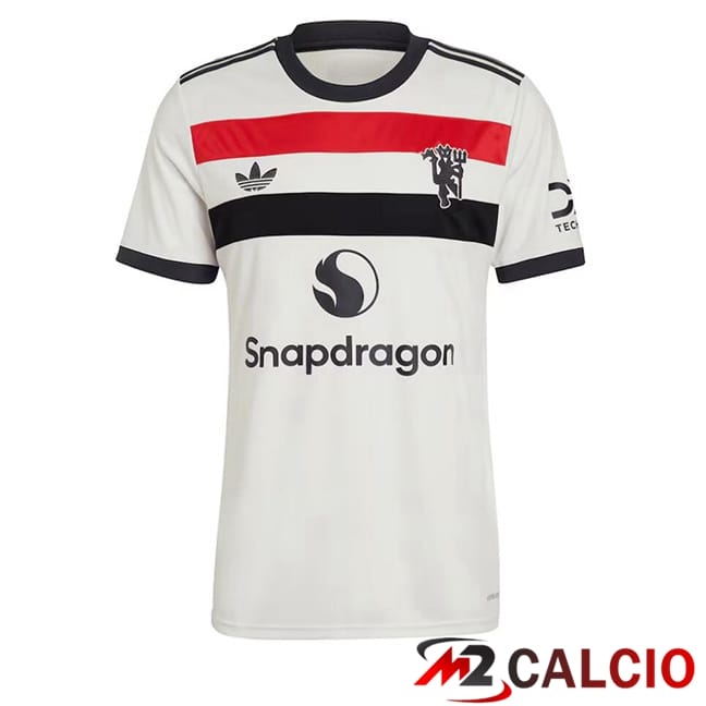 Maglie Calcio Manchester United Terza Bianco 2024/2025