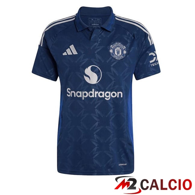 Maglie Calcio Manchester United Seconda Blu 2024/2025
