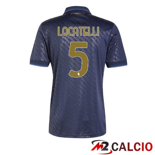 Maglie Calcio Juventus (LOCATELLI 5) Terza Blu Reale 2024/2025