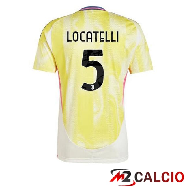 Maglie Calcio Juventus (LOCATELLI 5) Seconda Giallo 2024/2025