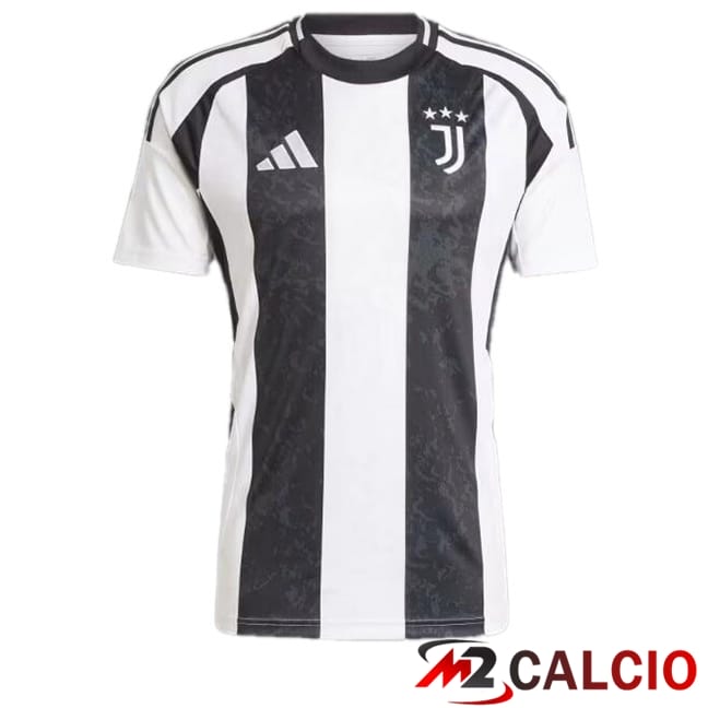 Maglie Calcio Juventus Prima Nero Bianco 2024/2025