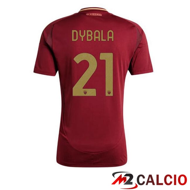 Maglie Calcio AS Roma (DYBALA 21) Prima Rosso 2024/2025