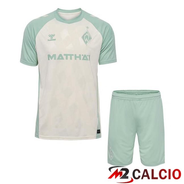 Maglie Calcio SV Werder Bremen Bambino Seconda Bianco 2024/2025
