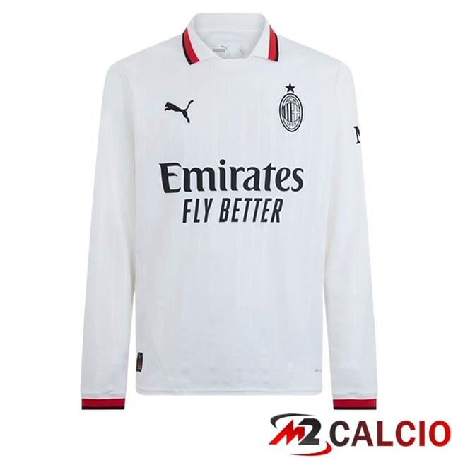 Maglie Calcio AC Milan Seconda Manica Lunga 2024/2025