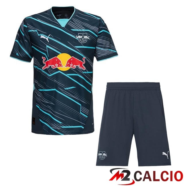 Maglie Calcio RB Leipzig Bambino Terza Blu 2024/2025