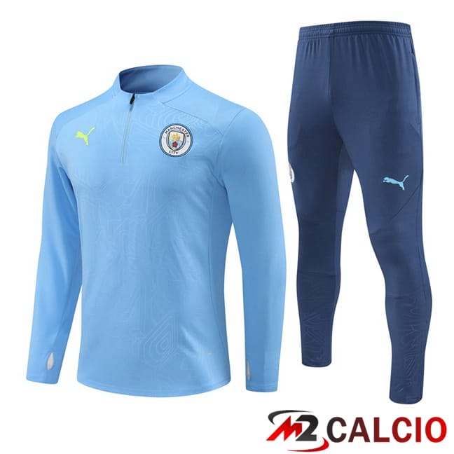 Insieme Tuta Calcio Manchester City Blu 2024/2025