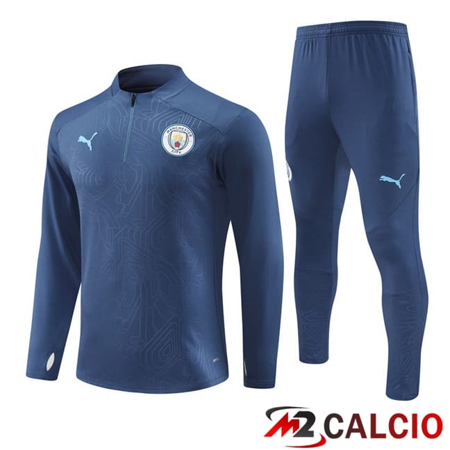 Insieme Tuta Calcio Manchester City Blu Reale 2024/2025