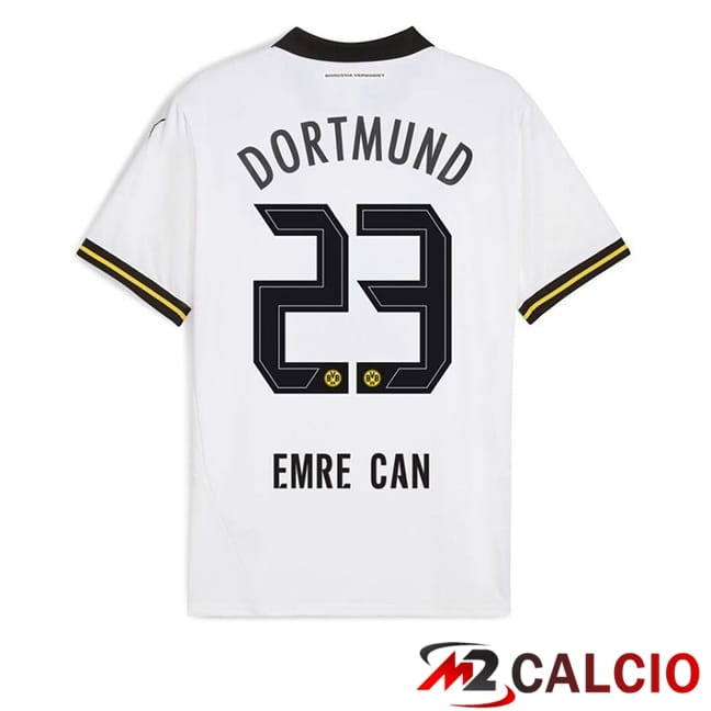 Maglie Calcio Dortmund BVB (Emre Can 23) Seconda Bianco 2024/2025