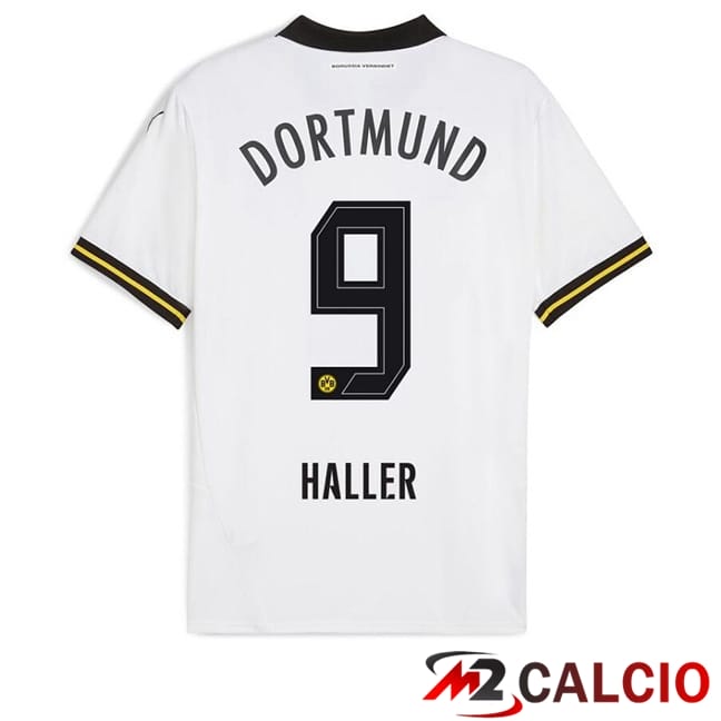 Maglie Calcio Dortmund BVB (Haller 9) Seconda Bianco 2024/2025