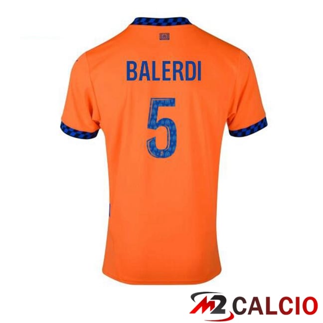 Maglie Calcio Marsiglia OM (BALERDI 5) Terza Arancia 2024/2025