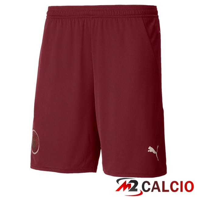 Pantaloncini Calcio Manchester City Terza Marrone 2024/2025