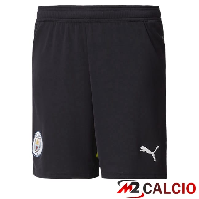 Pantaloncini Calcio Manchester City Seconda Nero 2024/2025