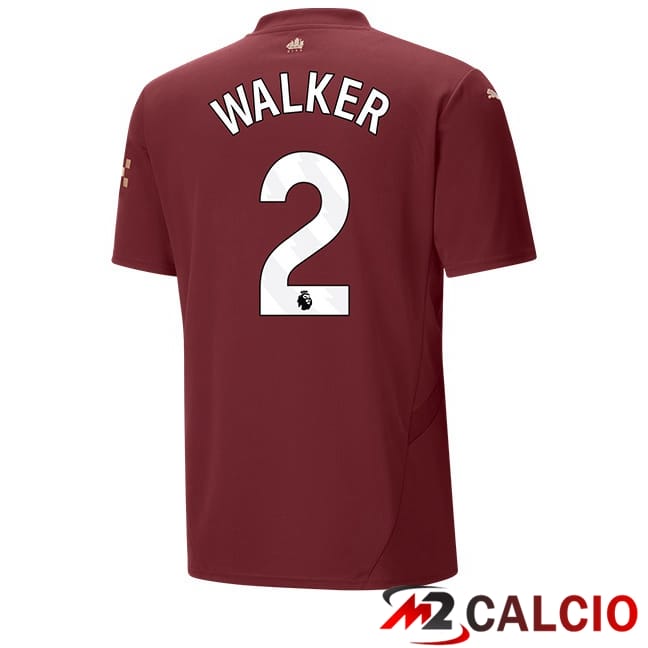 Maglie Calcio Manchester City (Kyle Walker 2) Terza Marrone 2024/2025