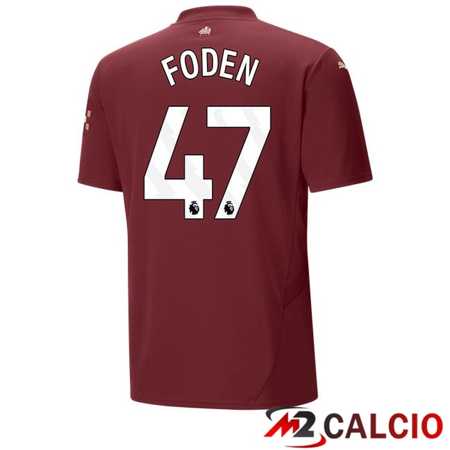 Maglie Calcio Manchester City (Phil Foden 47) Terza Marrone 2024/2025